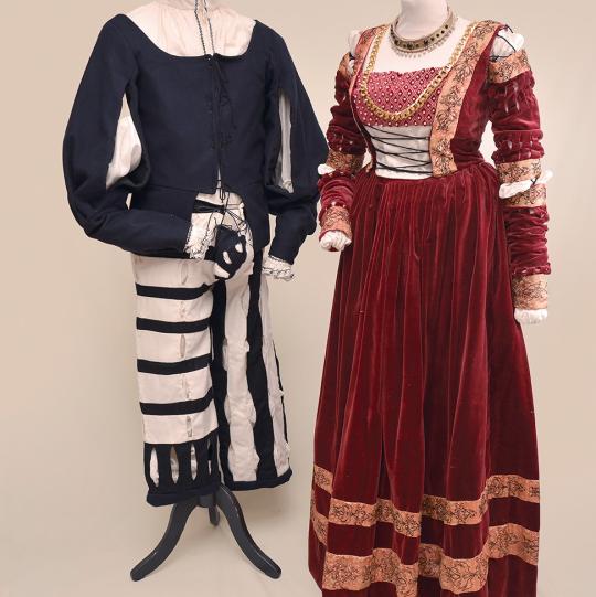 Costume d'homme et de femme